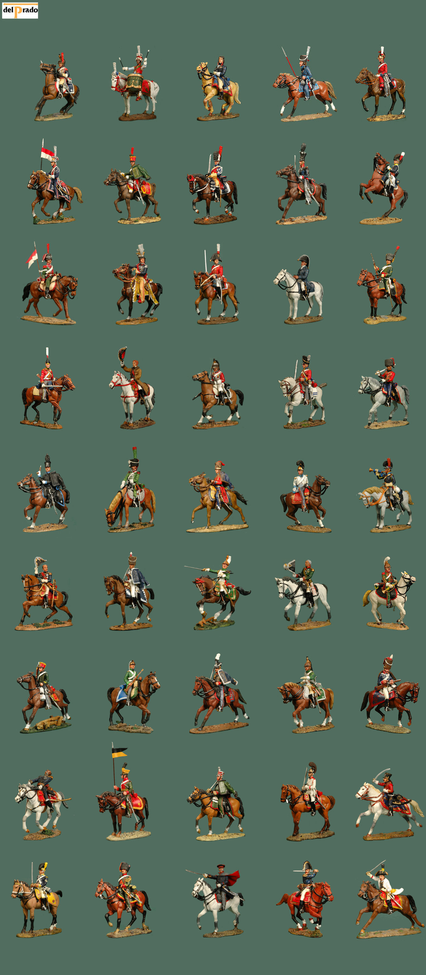 1/32 Figurine Delprado 11 Cavalier 1è Rgt Chevau Leger De Berg Napoleon